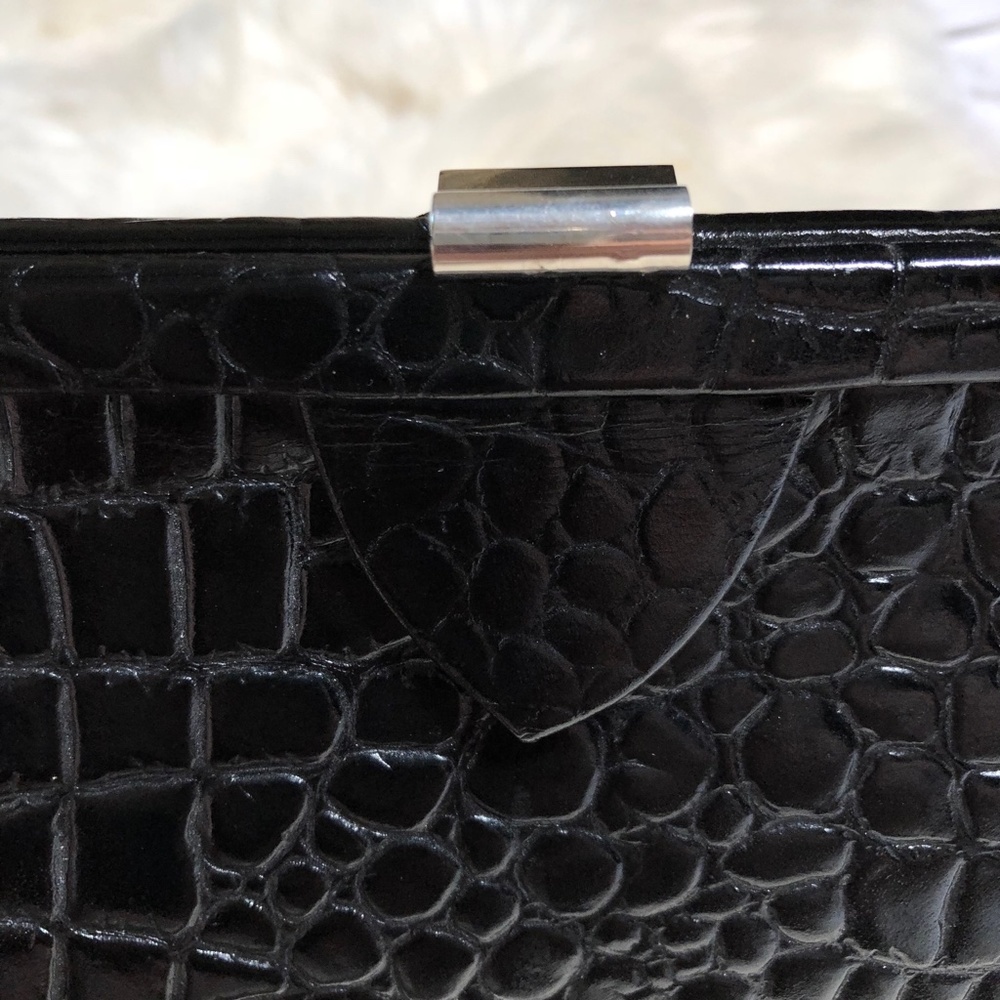 Vintage Mid Century Supreme Leather Handbag Purse - Picture 6 of 12